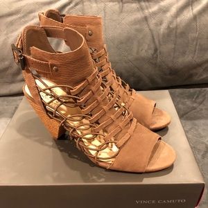 Vince Camuto Evel Caged Sandal - Women’s Size 8.5